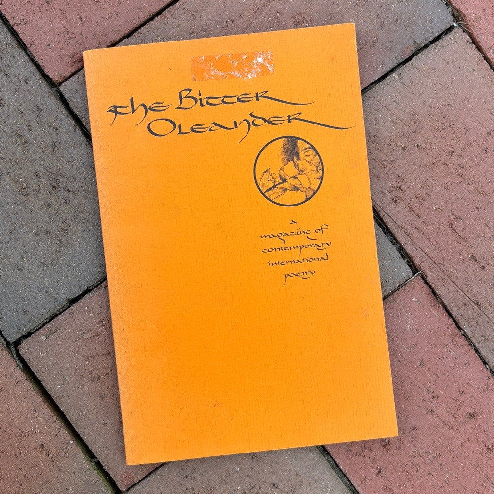1977 The Bitter Oleander Contemporary International Poetry Poems Paul Roth